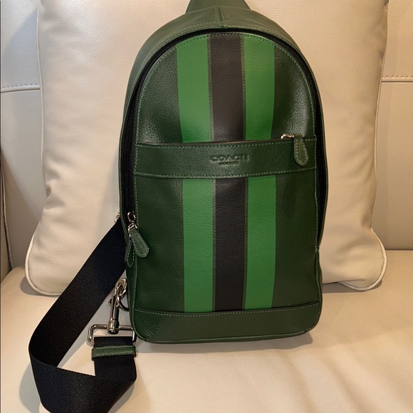 Coach Other - Coach NWOT Charles Varsity Stripe Men's Slingpack